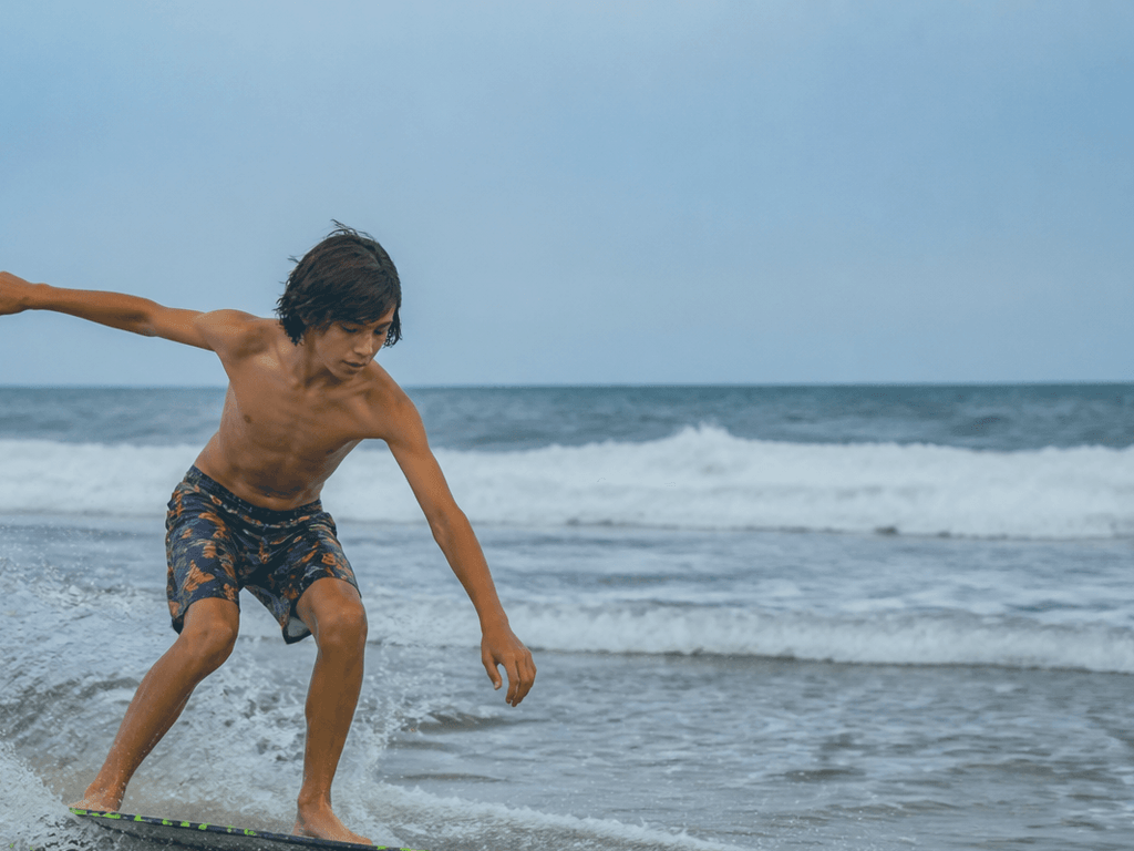 Skimboarding Ocean City shorebreak: worth it, mid, or eat sand? — supporting Beach Blog photo, Ocean City, Maryland