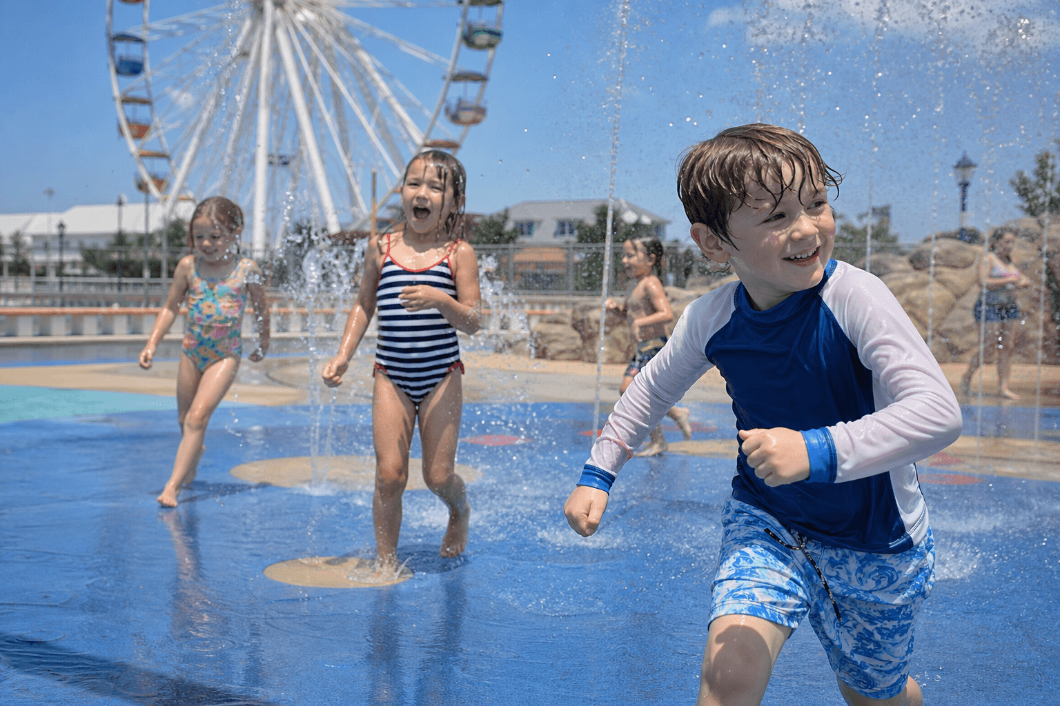 Splash pad hour before the big rides: cool down without the ticket spiral — Beach Blog photo, Ocean City, Maryland