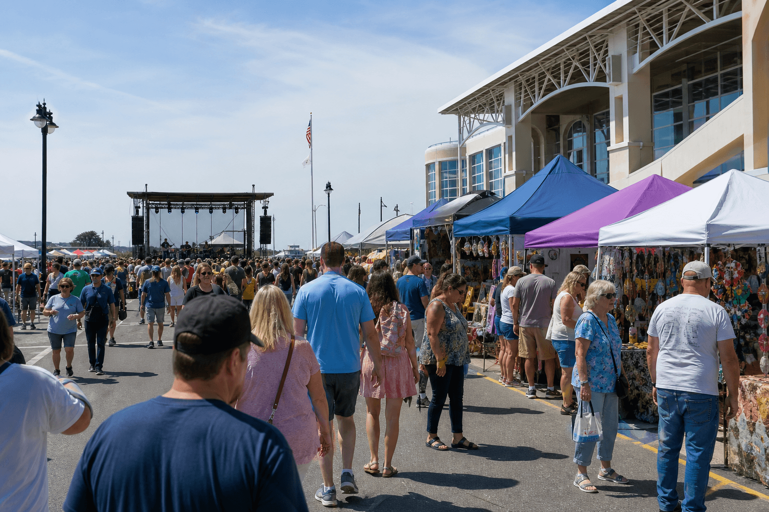 Springfest music weekend: Convention Center energy, craft aisles, and the first big concert crowd of the season — Beach Blog photo, Ocean City, Maryland
