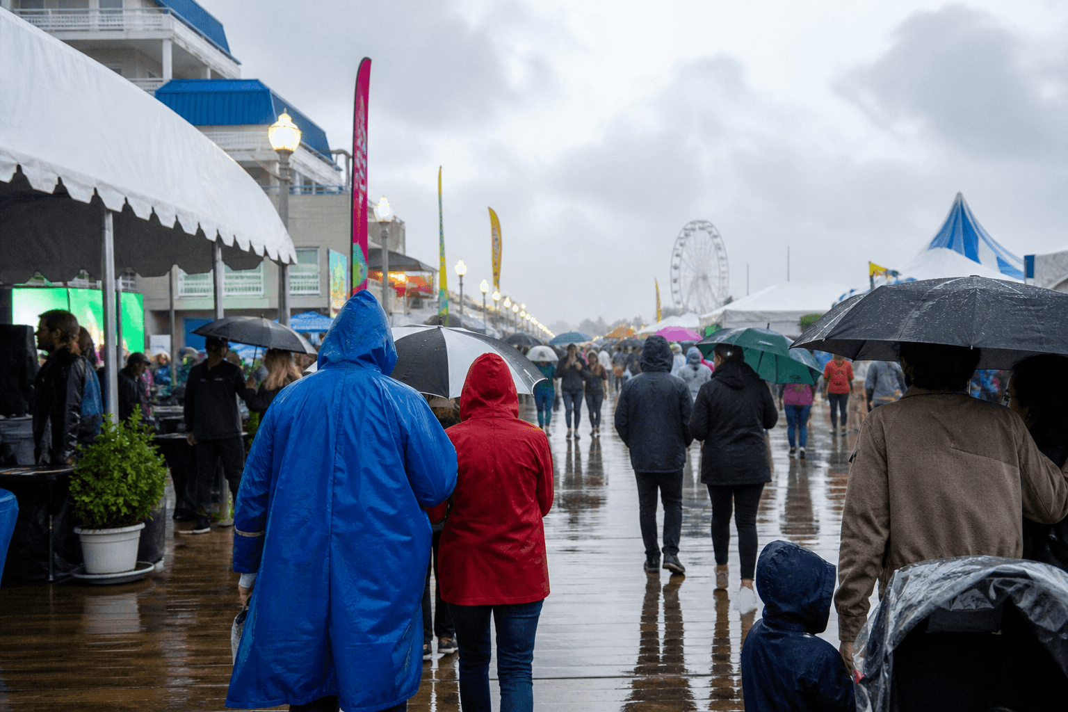Springfest rain plan without canceling: layers, tents, and indoor pivots — Beach Blog photo, Ocean City, Maryland