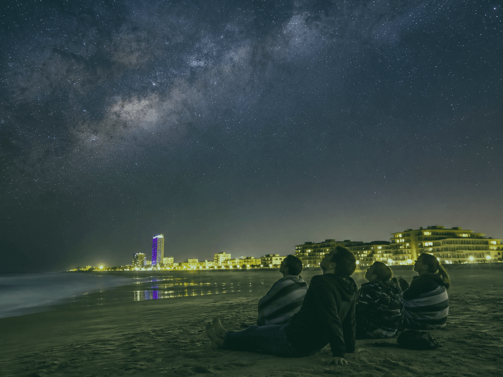 Stargazing from the beach after crowds: darker sand, quieter sky — supporting Beach Blog photo, Ocean City, Maryland