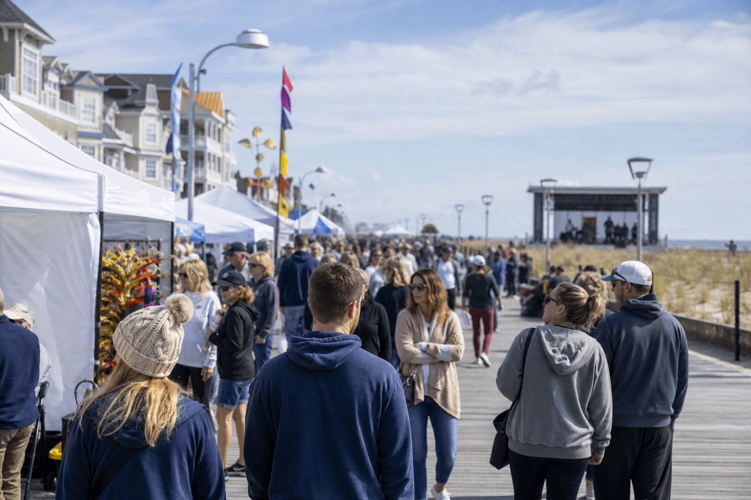 Sunfest on the south Boardwalk: fall music, craft rows, and hoodie-weather concert pacing — Beach Blog photo, Ocean City, Maryland