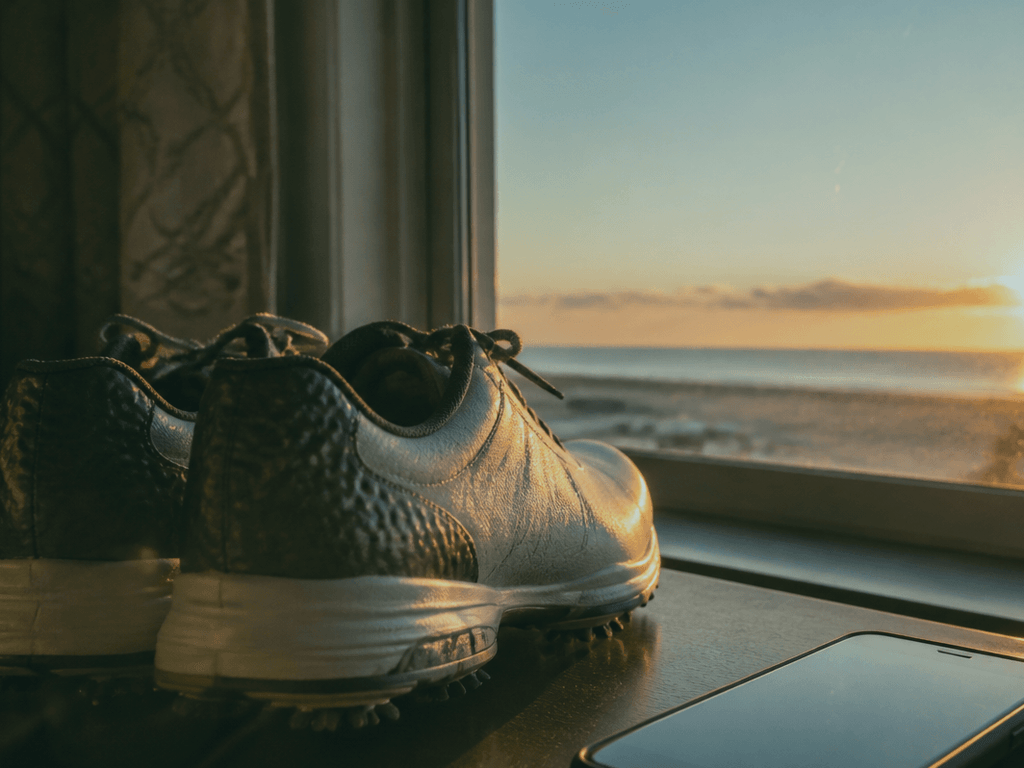 Sunrise alarm for tee times: the only vacation alarm that earns its beep — supporting Beach Blog photo, Ocean City, Maryland