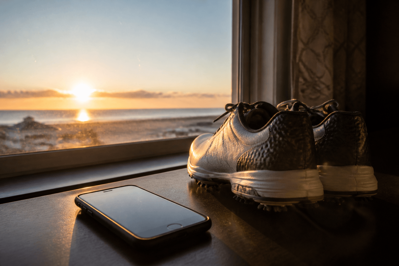 Sunrise alarm for tee times: the only vacation alarm that earns its beep — Beach Blog photo, Ocean City, Maryland