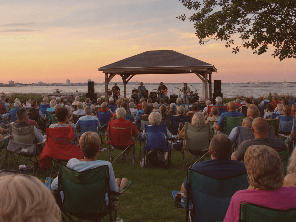 Sunset Park Party Nights: Thursday free concerts on the bay without a festival wristband — supporting Beach Blog photo, Ocean City, Maryland