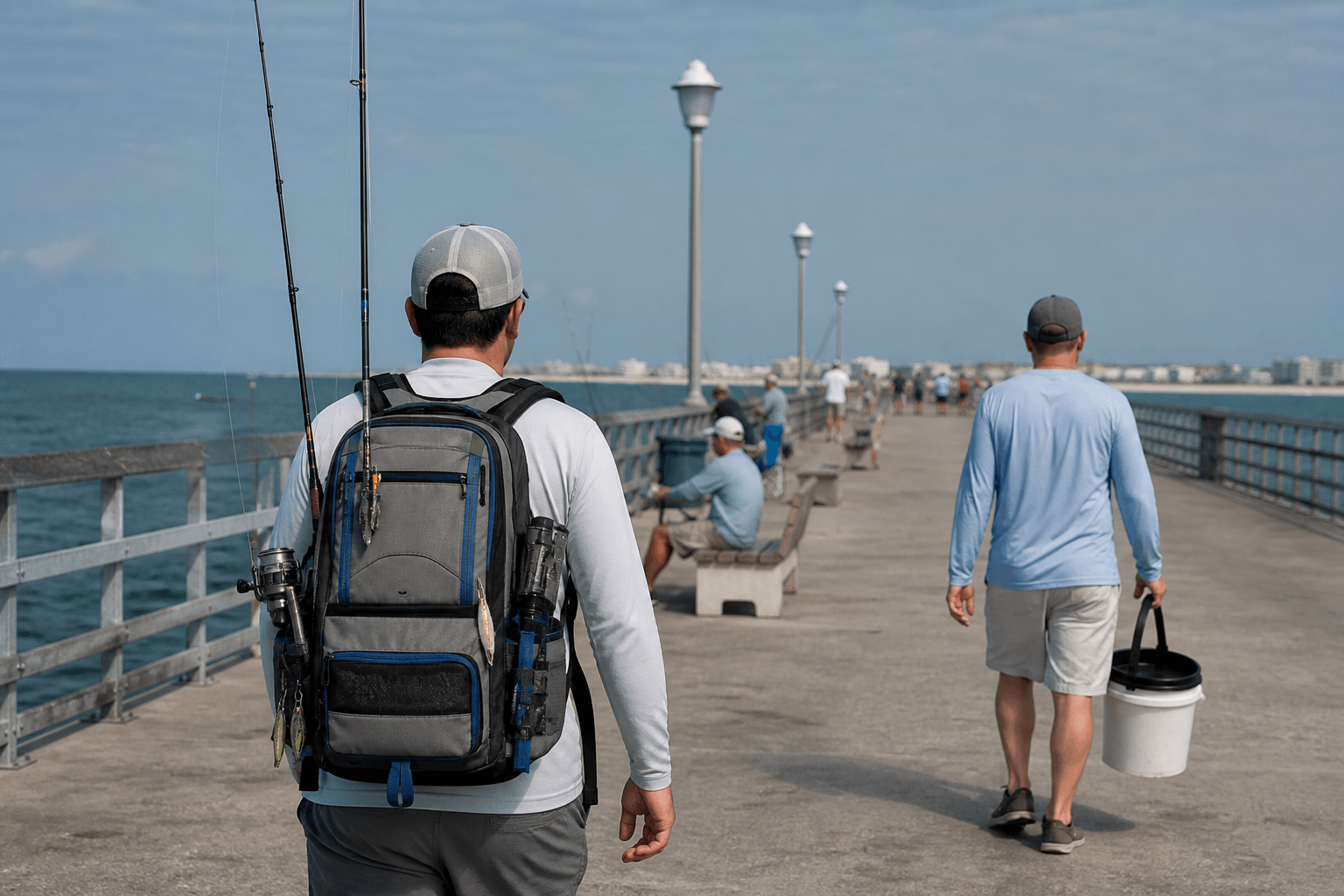Tackle backpack vs bucket: carry what you will actually walk — Beach Blog photo, Ocean City, Maryland
