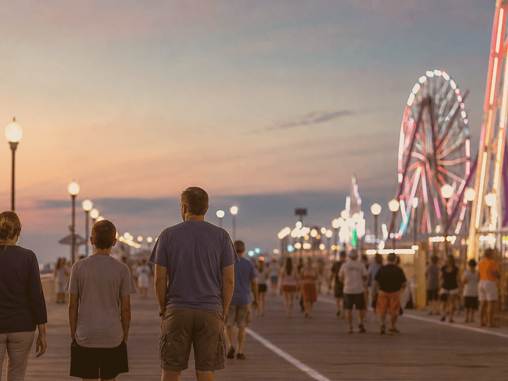 Teen vs parents Boardwalk diplomacy: the night nobody stormed off — supporting Beach Blog photo, Ocean City, Maryland