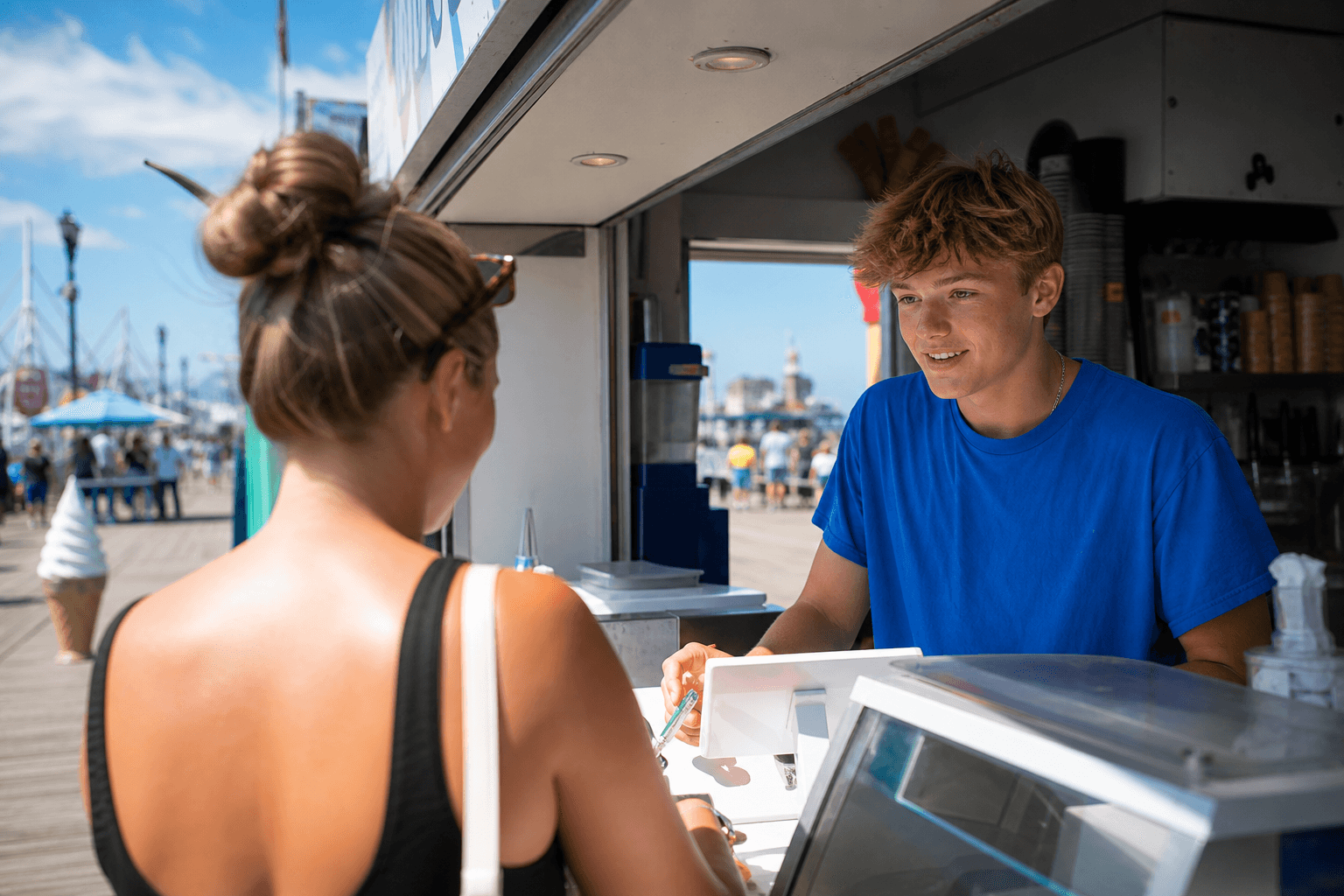 Teen summer job visitor perspective: tip well, be patient, remember they are human — Beach Blog photo, Ocean City, Maryland
