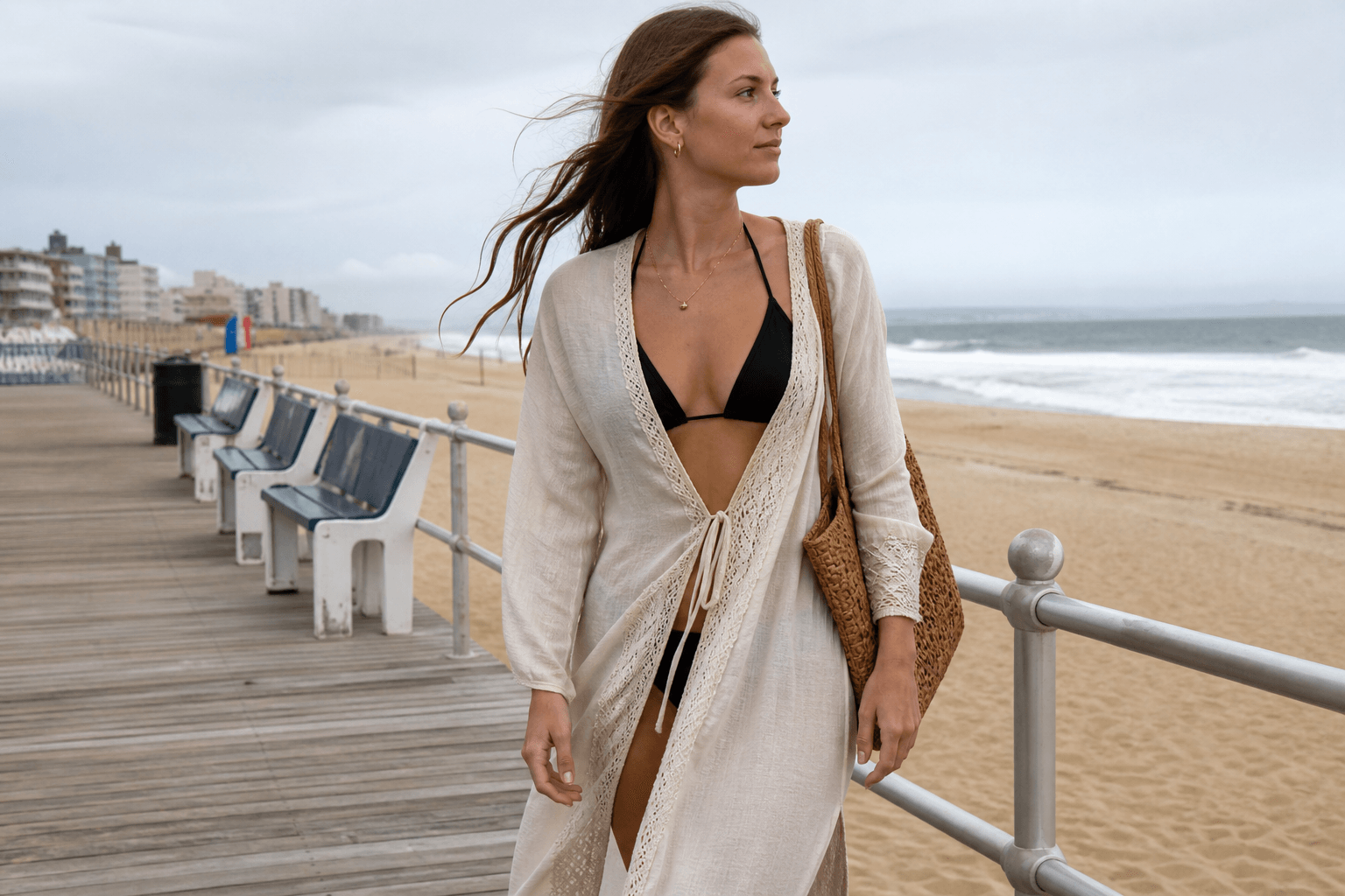 Thrift cover-ups: cheap layers for windy beaches — Beach Blog photo, Ocean City, Maryland