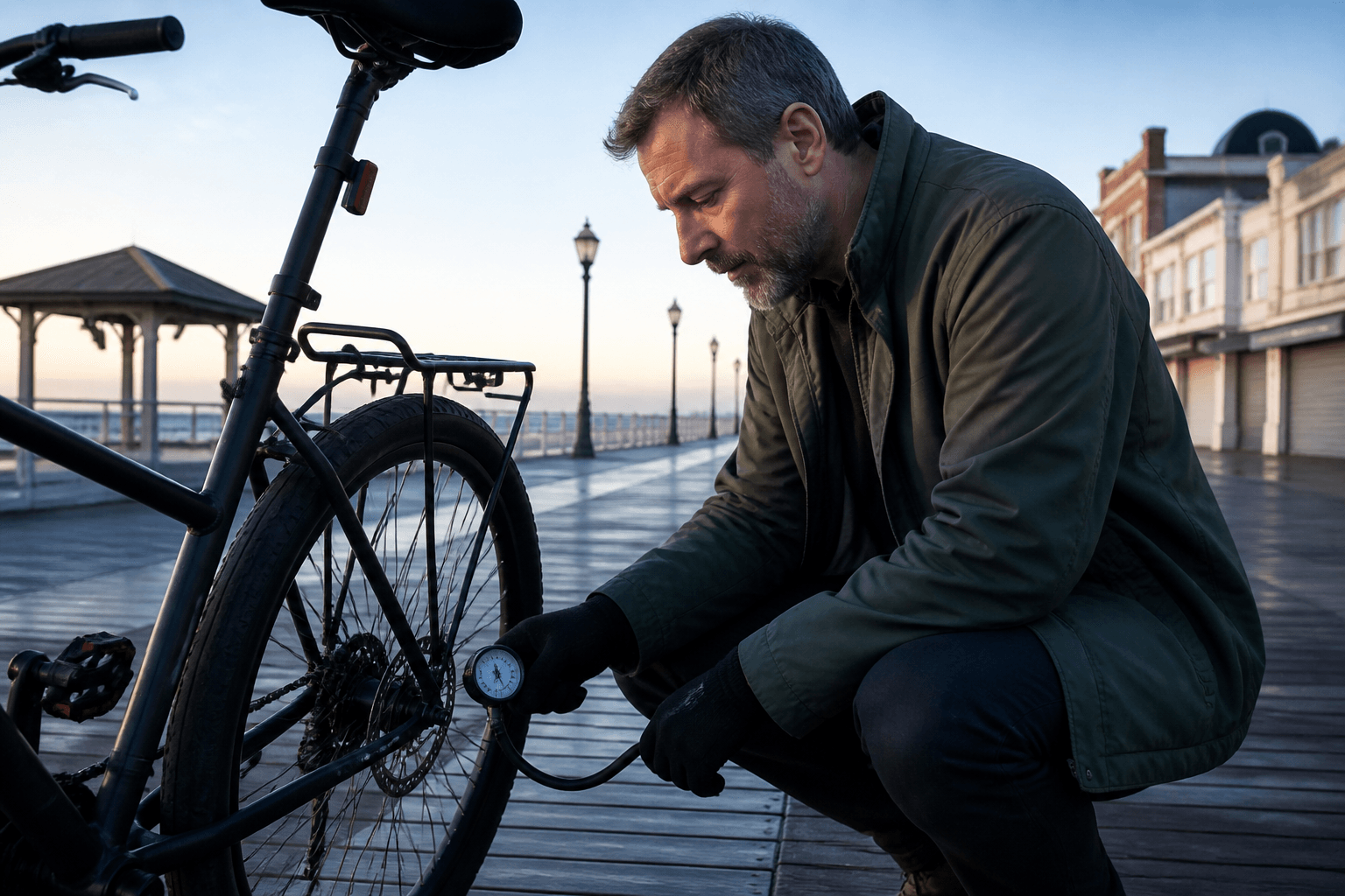 Tire pressure in Boardwalk heat: check mornings — Beach Blog photo, Ocean City, Maryland