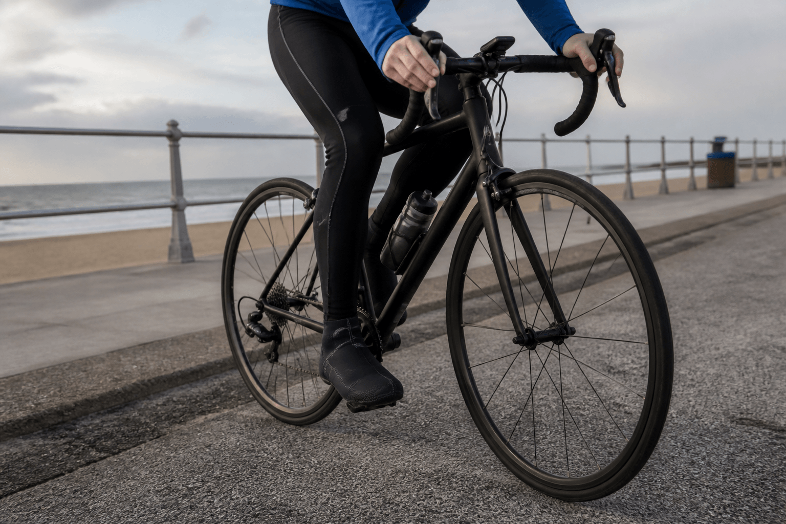 Toe covers for spring bike mornings — Beach Blog photo, Ocean City, Maryland