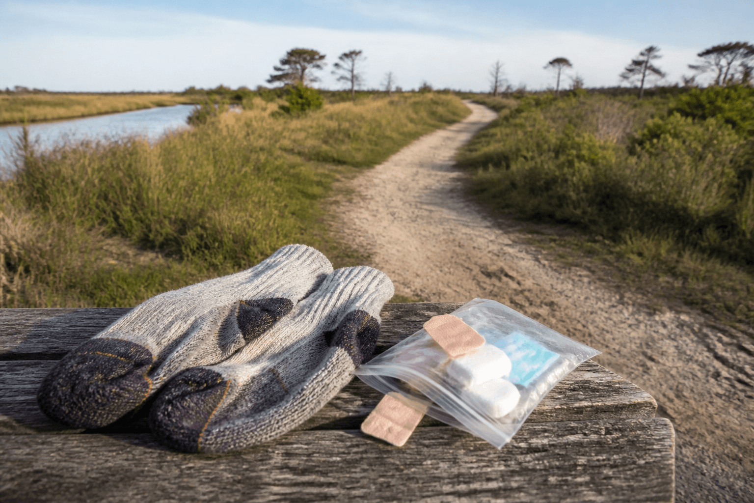 Trail socks for Assateague: stop blisters early — Beach Blog photo, Ocean City, Maryland