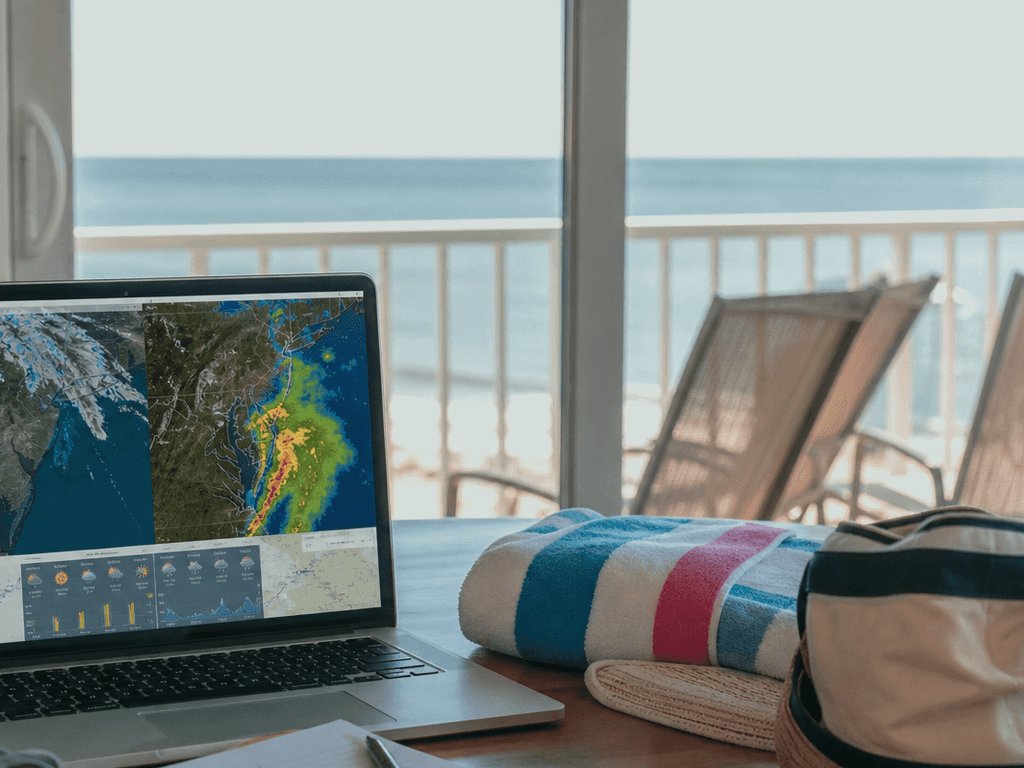 Weather data maps without the nerd spiral: read the useful parts and go outside — supporting Beach Blog photo, Ocean City, Maryland