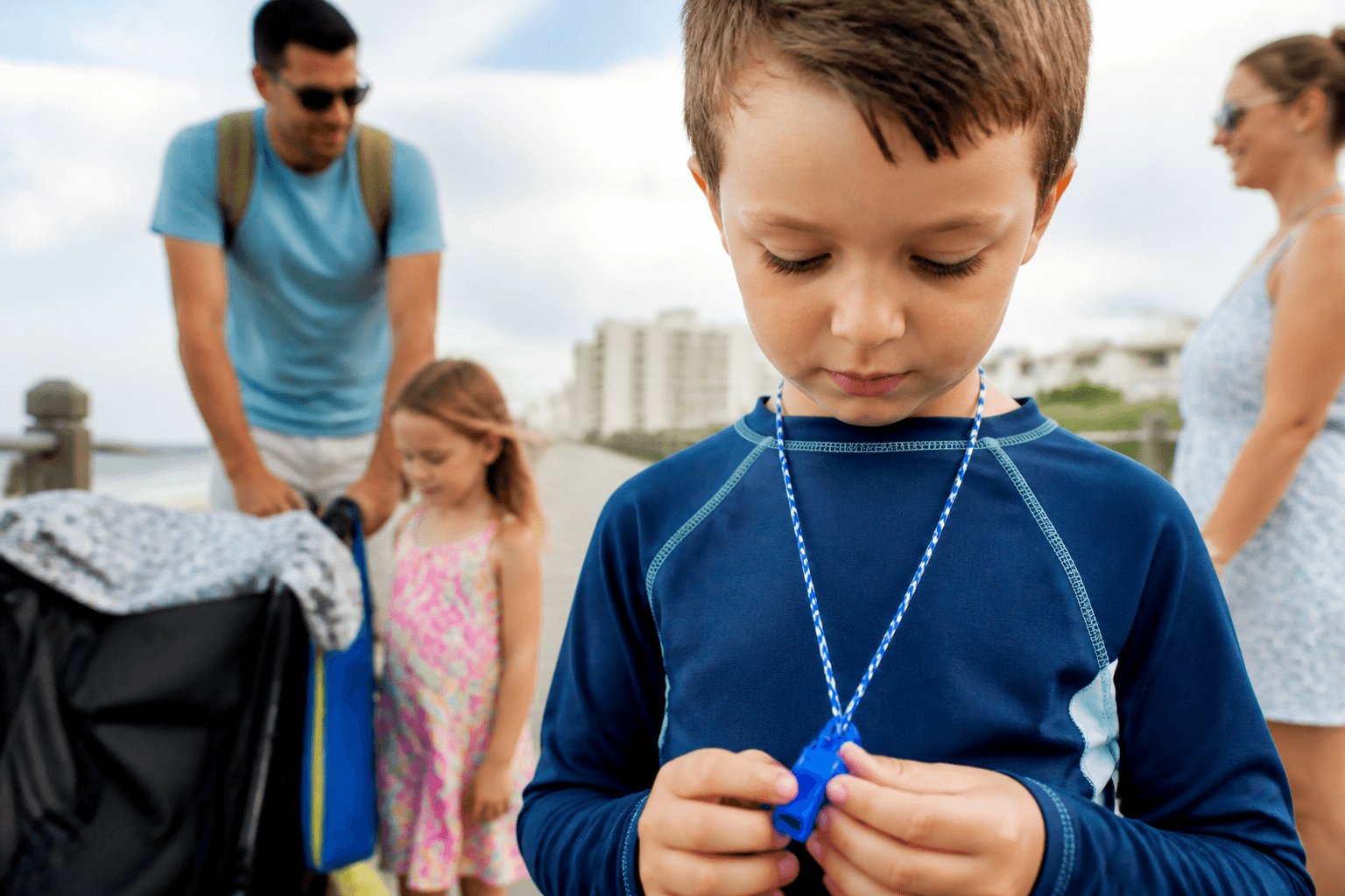 Kid whistle on a lanyard: loud beats cute — Beach Blog photo, Ocean City, Maryland