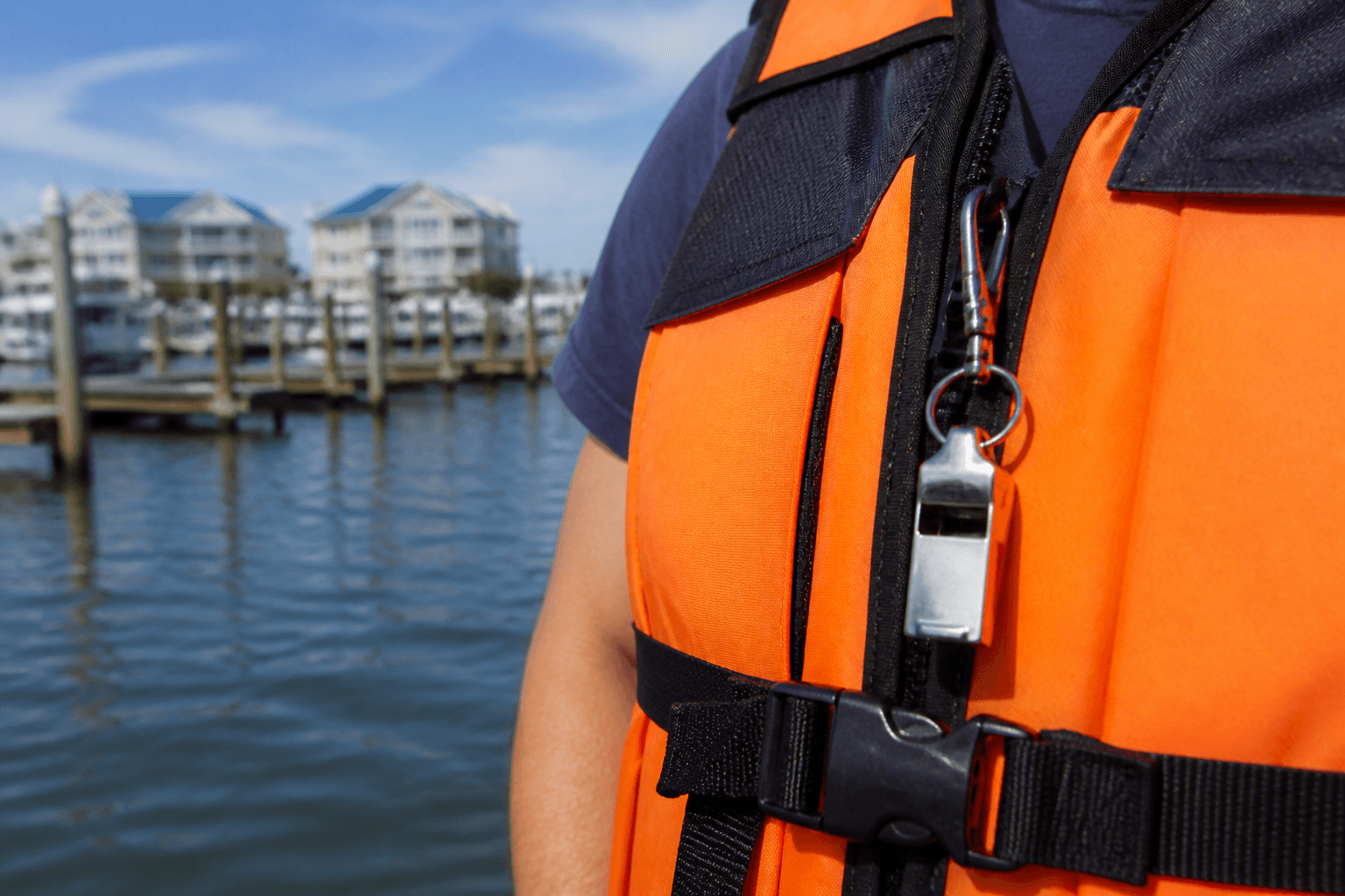 PFD whistle pocket check before you cast off — Beach Blog photo, Ocean City, Maryland