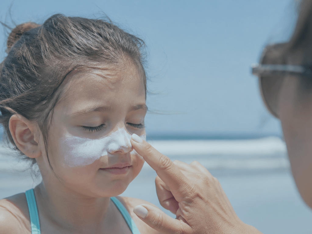 Zinc on kids' noses: reapply like it's a job — supporting Beach Blog photo, Ocean City, Maryland