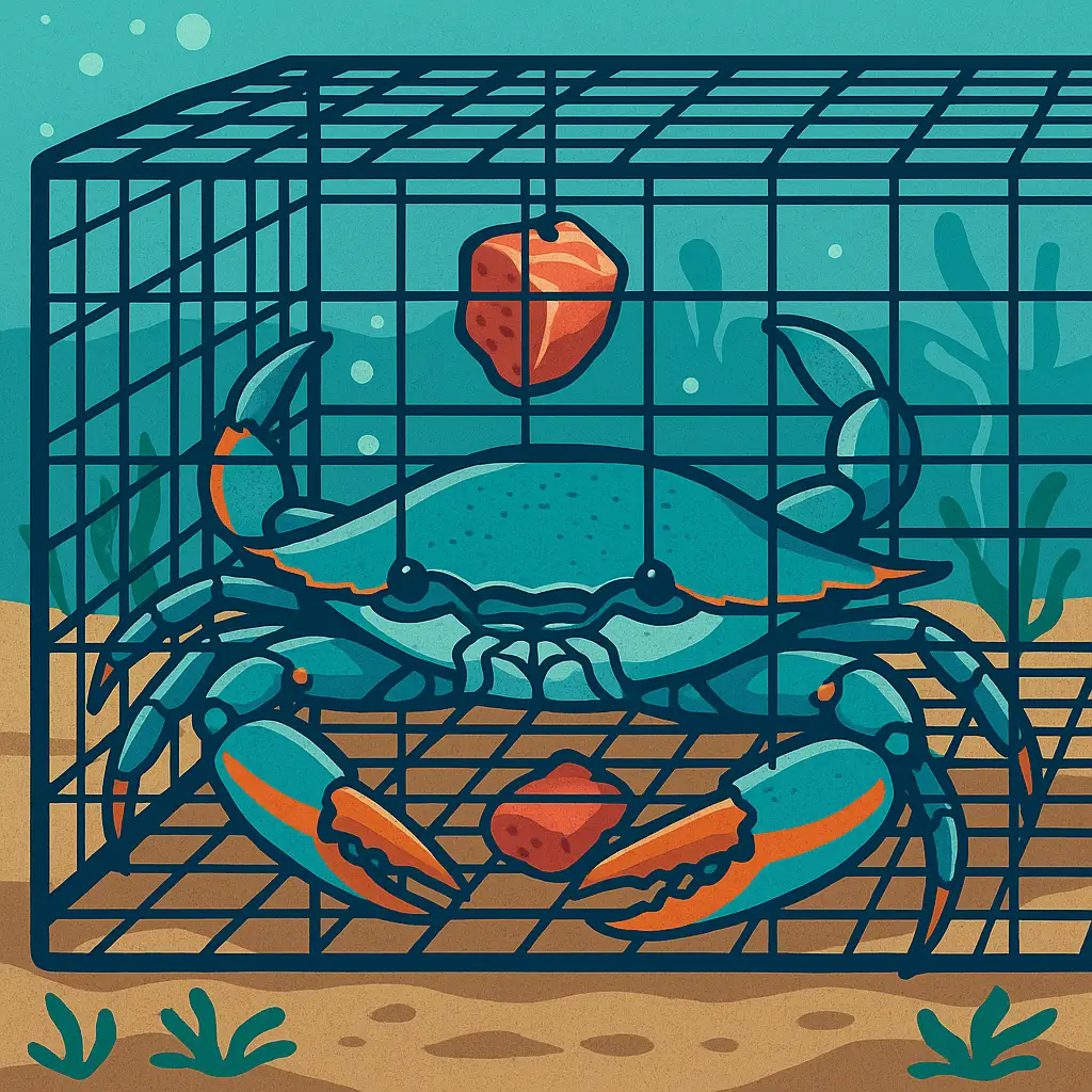 How to catch crabs — Ocean City, Maryland